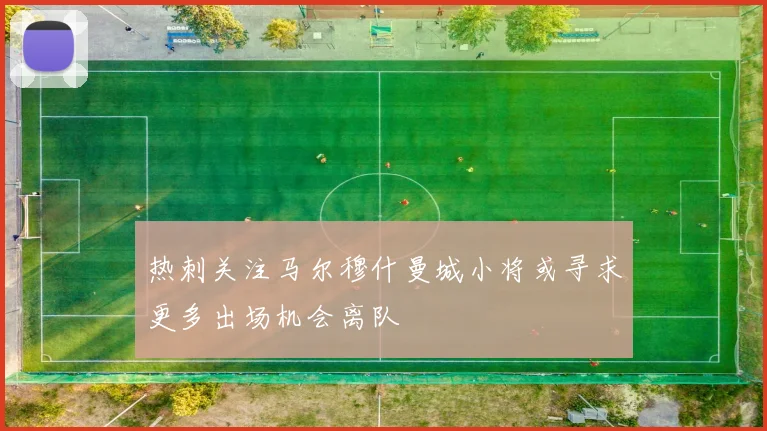 热刺关注马尔穆什曼城小将或寻求更多出场机会离队